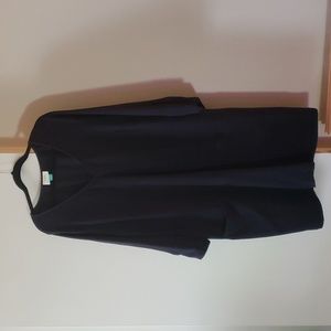 Maeve by Anthropologie Plus Size 3x Black Crepe Fabric Dress